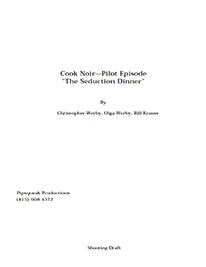 Cover page of Cook Noir Script.  Click to download in Acrobat PDF format.