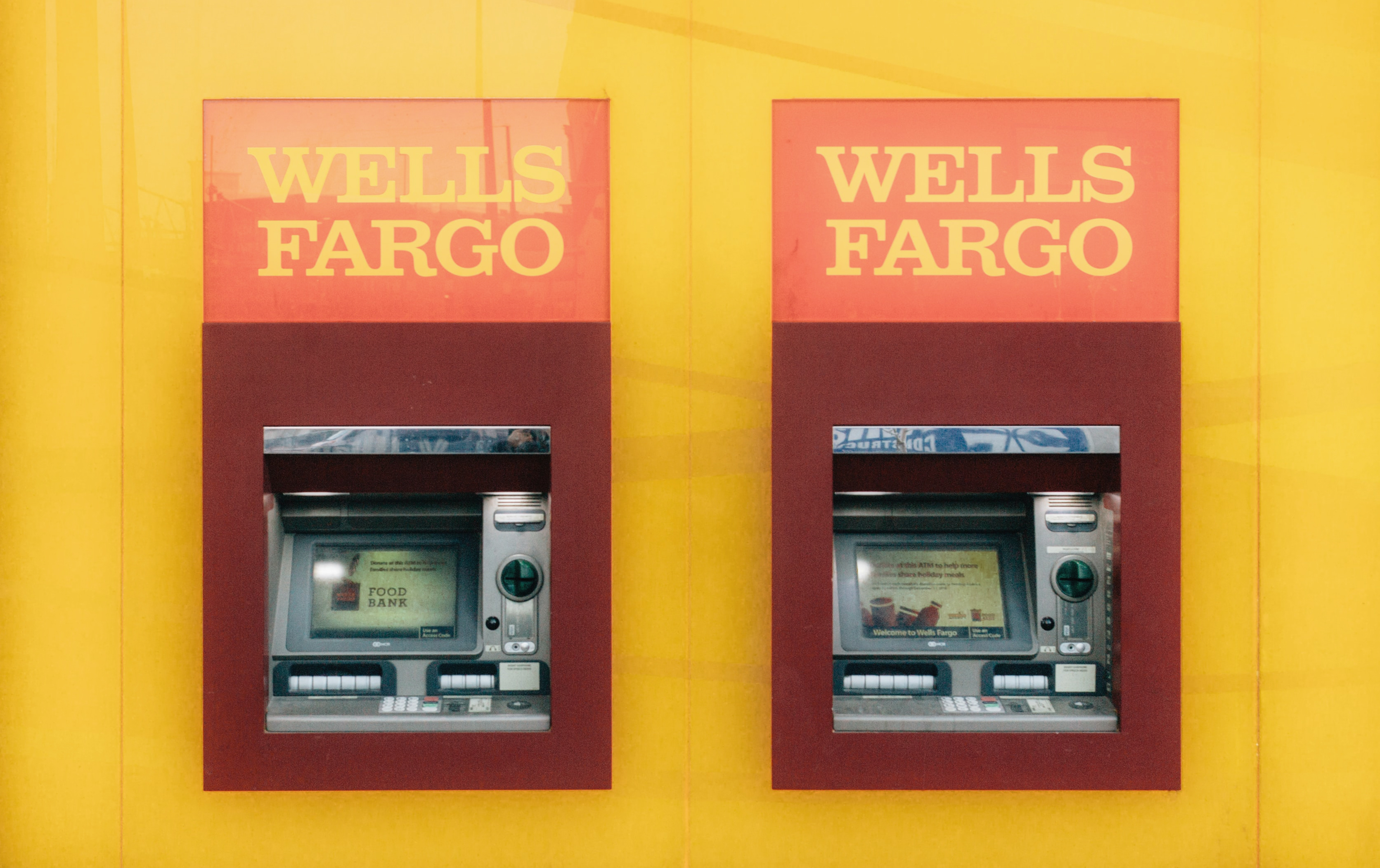 Two Wells Fargo ATM Machines