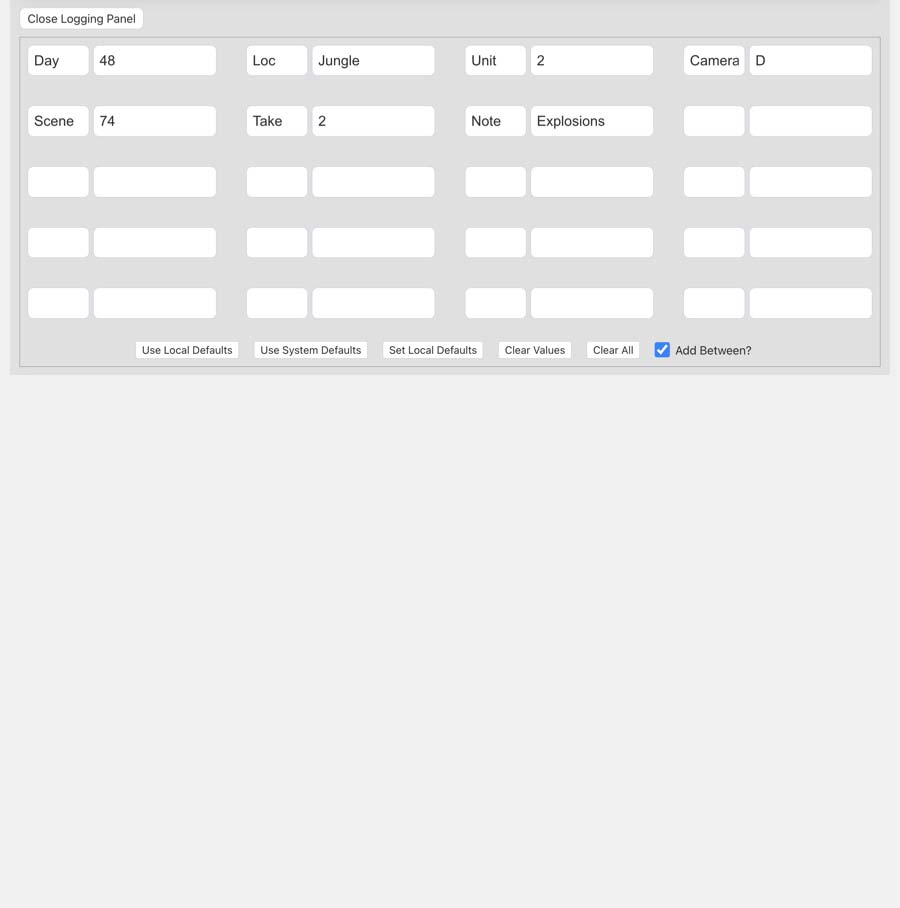 Filename Tool’s Logging Panel Screenshot